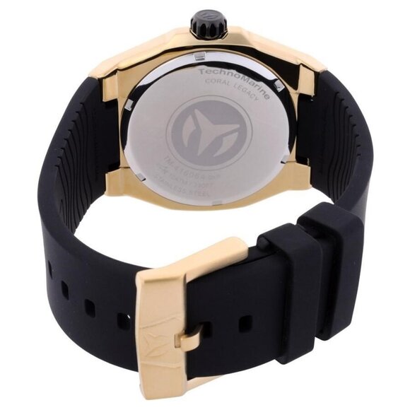 NWT Authentic Technomarine Coral Black Dial Men's Watch - Picture 3 of 3